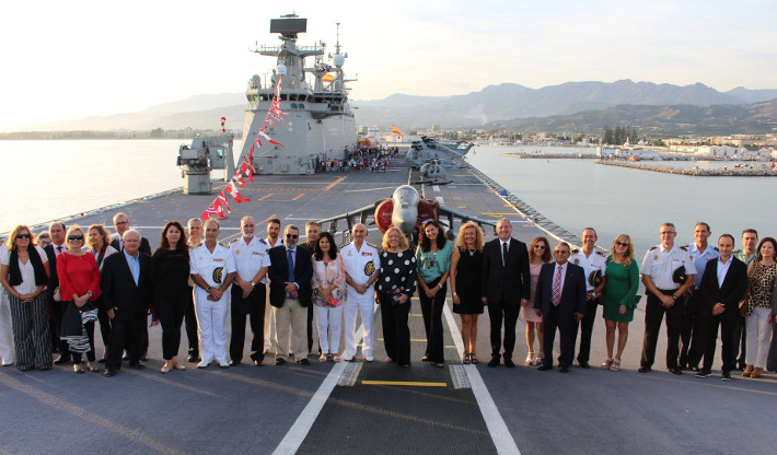 La visita del portaviones Juan Carlos I a Motril ha tenido un retorno econmico en valor publicitario de 1,1 millones de euros